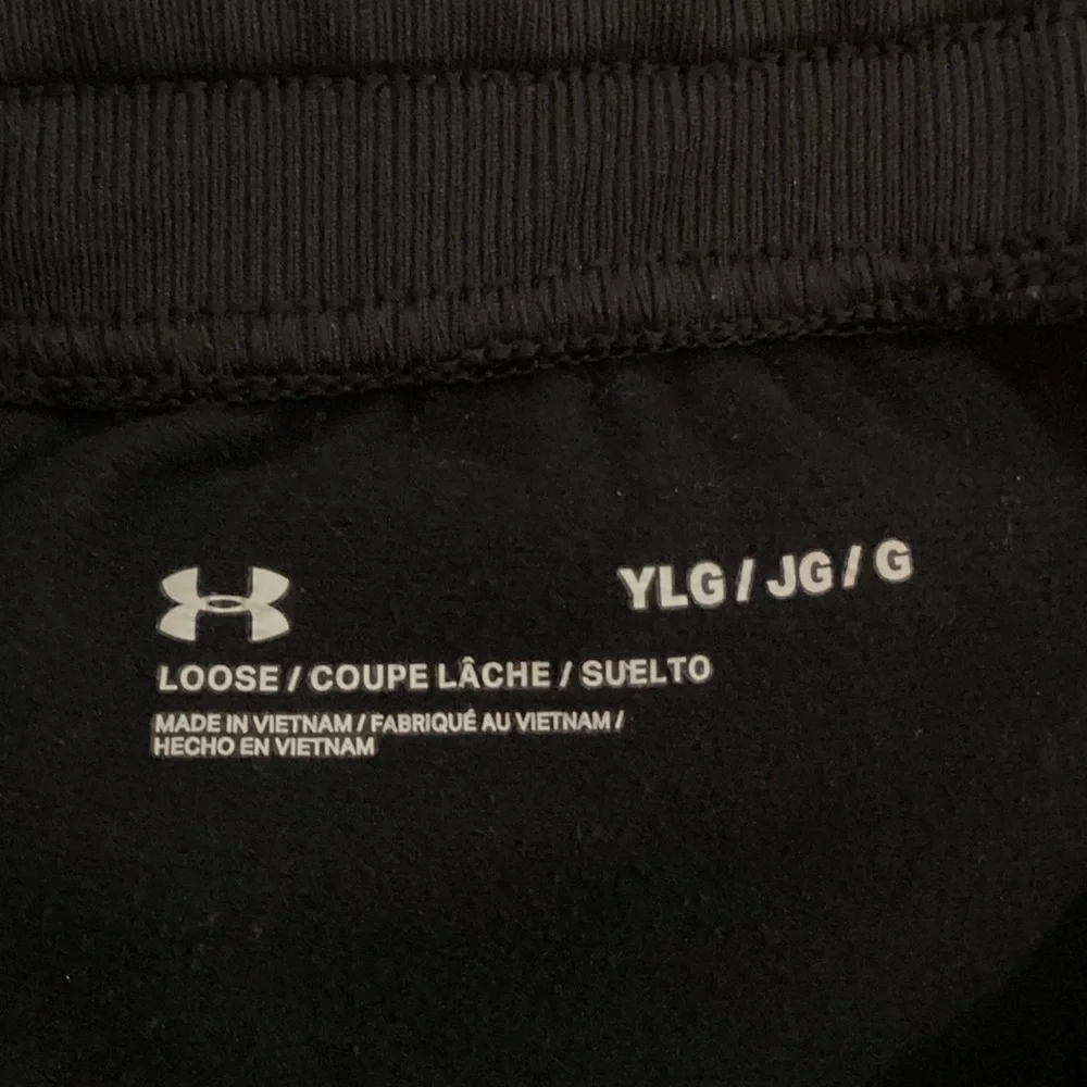 Under Armour Black Athletic Pants with Logo